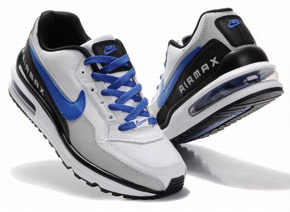 New Men'S Nike Air Max Ltd Black/Gray/White/Blue